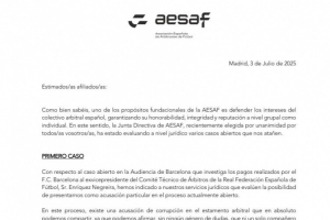 西裁判协会官方：将介入内格雷拉案辩护；满意法院对皇马TV的判决